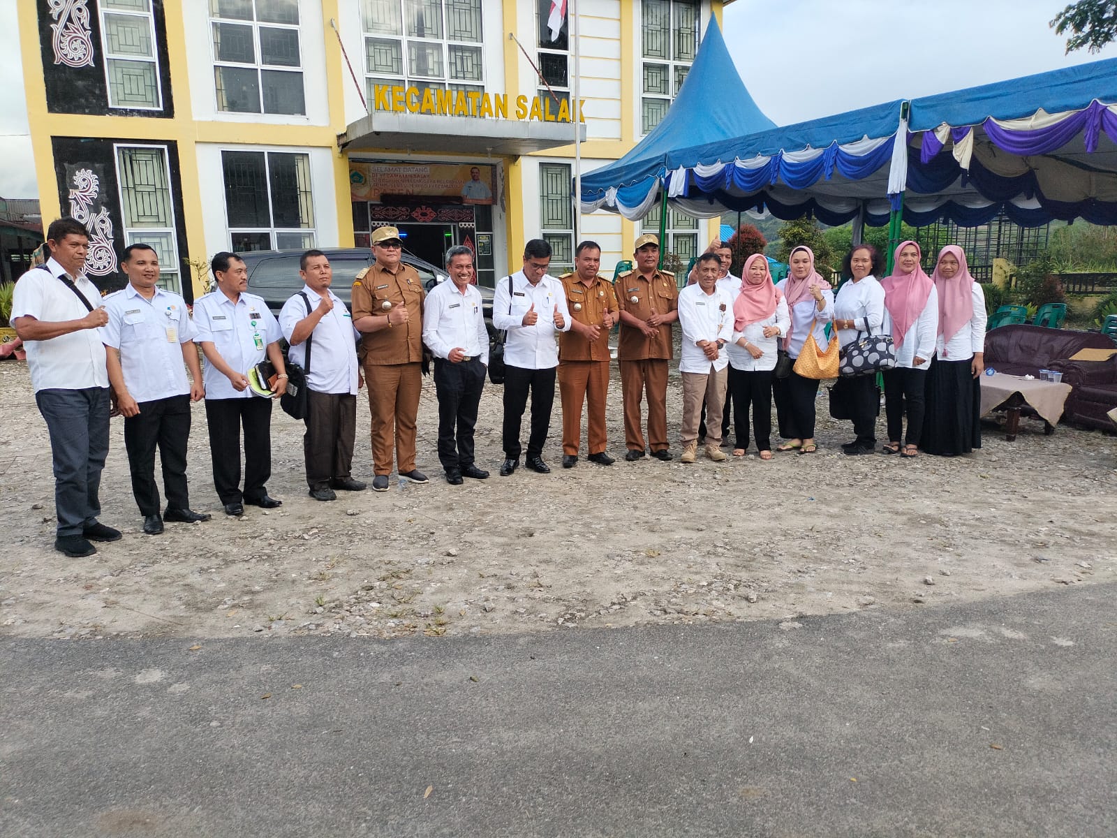 Tim Penilai Kecamatan Terbaik Provinsi Sumatera Utara Kunjungi Kecamatan Salak Pakpak Bharat