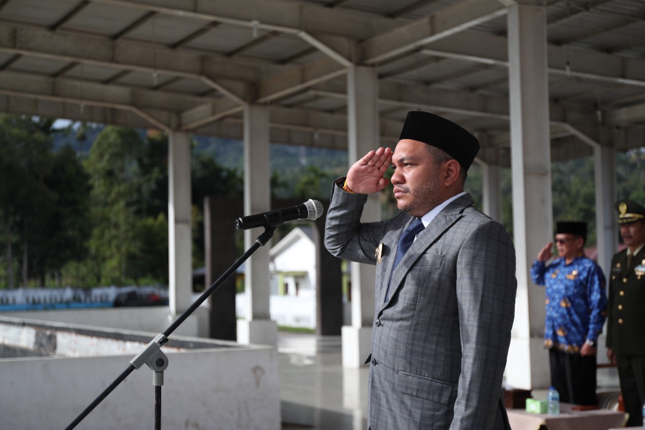 Bupati Pakpak Bharat Pimpin Upacara Peringatan Hari Sumpah Pemuda