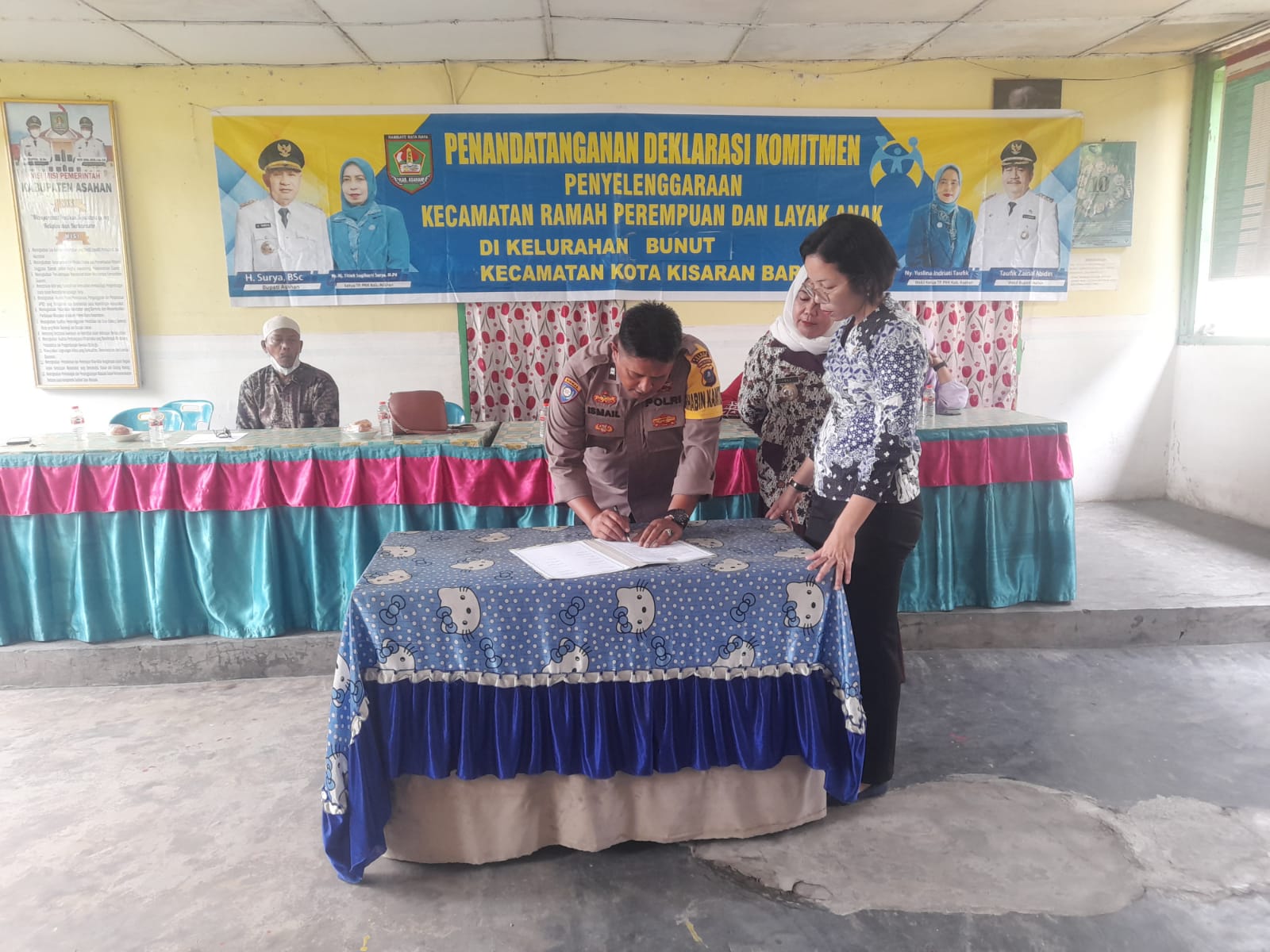 Polsek Kota Kisaran Penandatanganan Deklarasi Ramah Perempuan dan Layak Anak