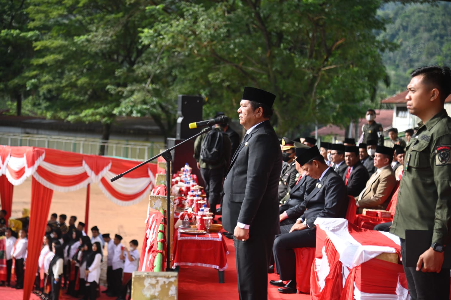 Walikota Padang Sidempuan Irsan Efendi Nasution menjadi Inspektur Upacara Peringatan Hari Sumpah Pemuda