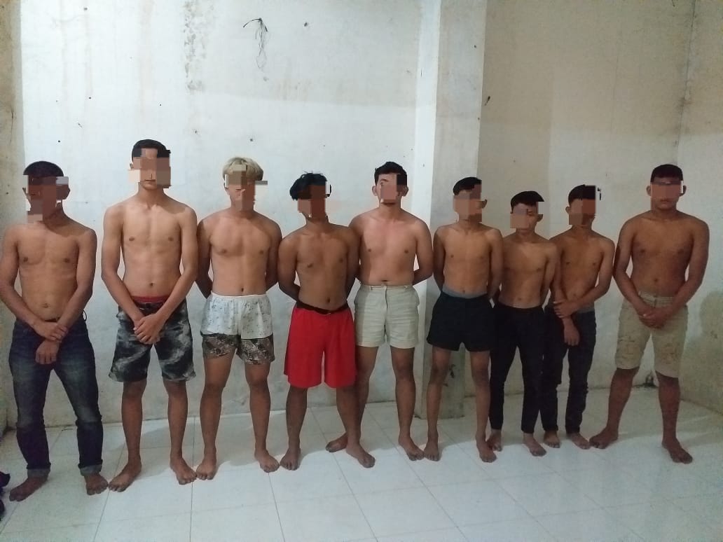 Sering Buat Onar, 9 Orang Geng Motor Srigala Hitam Diamankan Polres Asahan