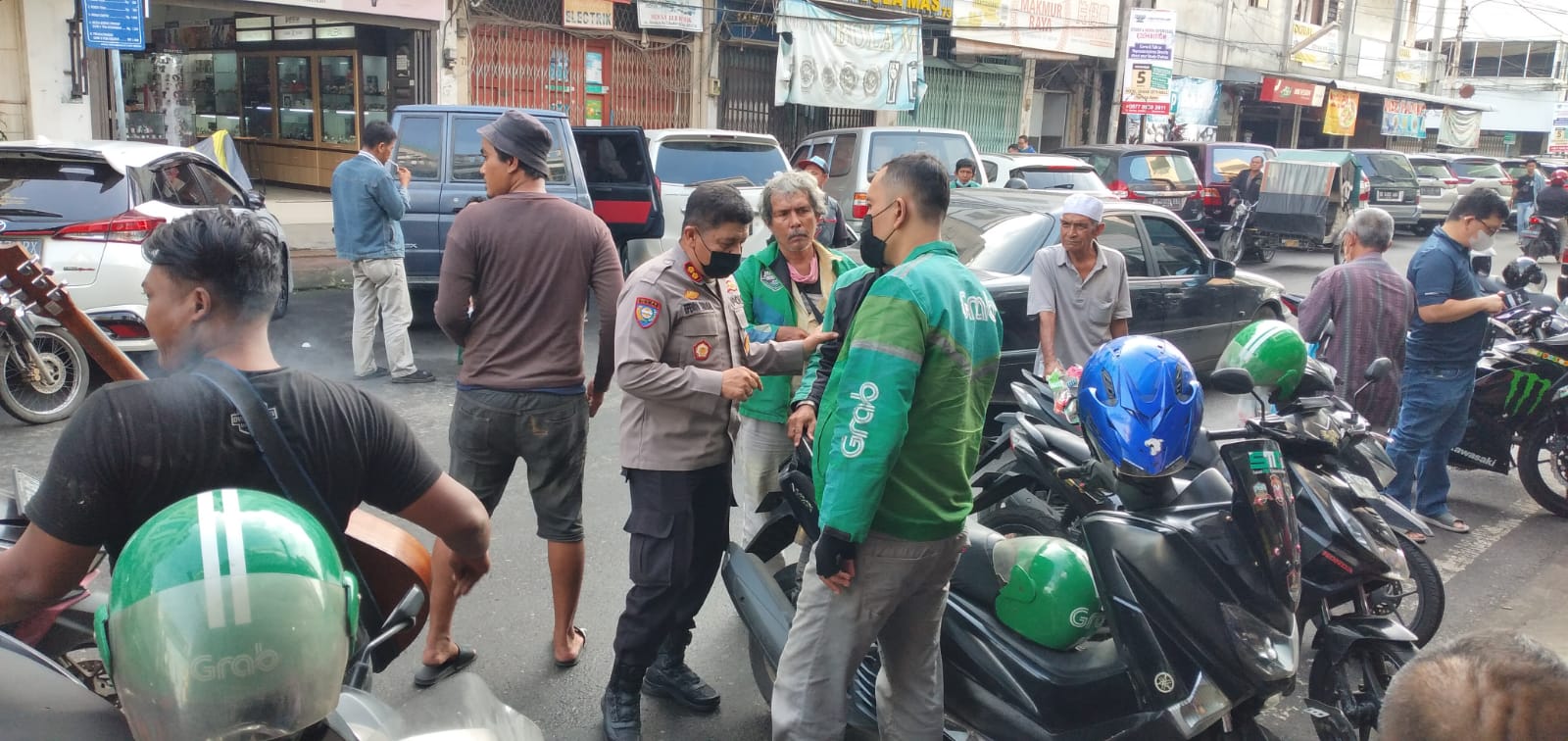 Polrestabes Medan Ajak Driver Ojek Online di Jalan Surabaya Antisipasi 3C