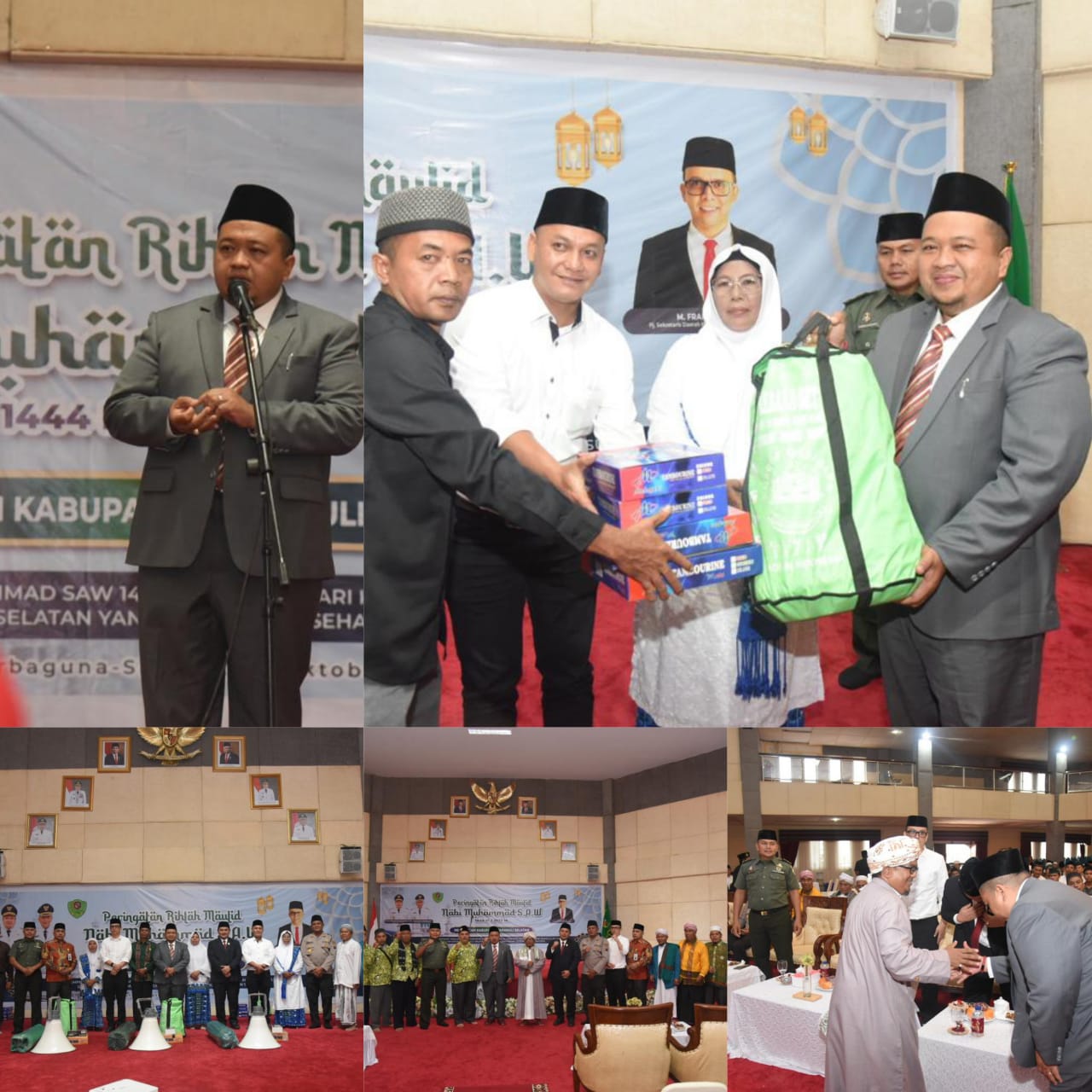 Bupati dan Forkopimda Tapsel Peringati Puncak Maulid Nabi Muhammad SAW