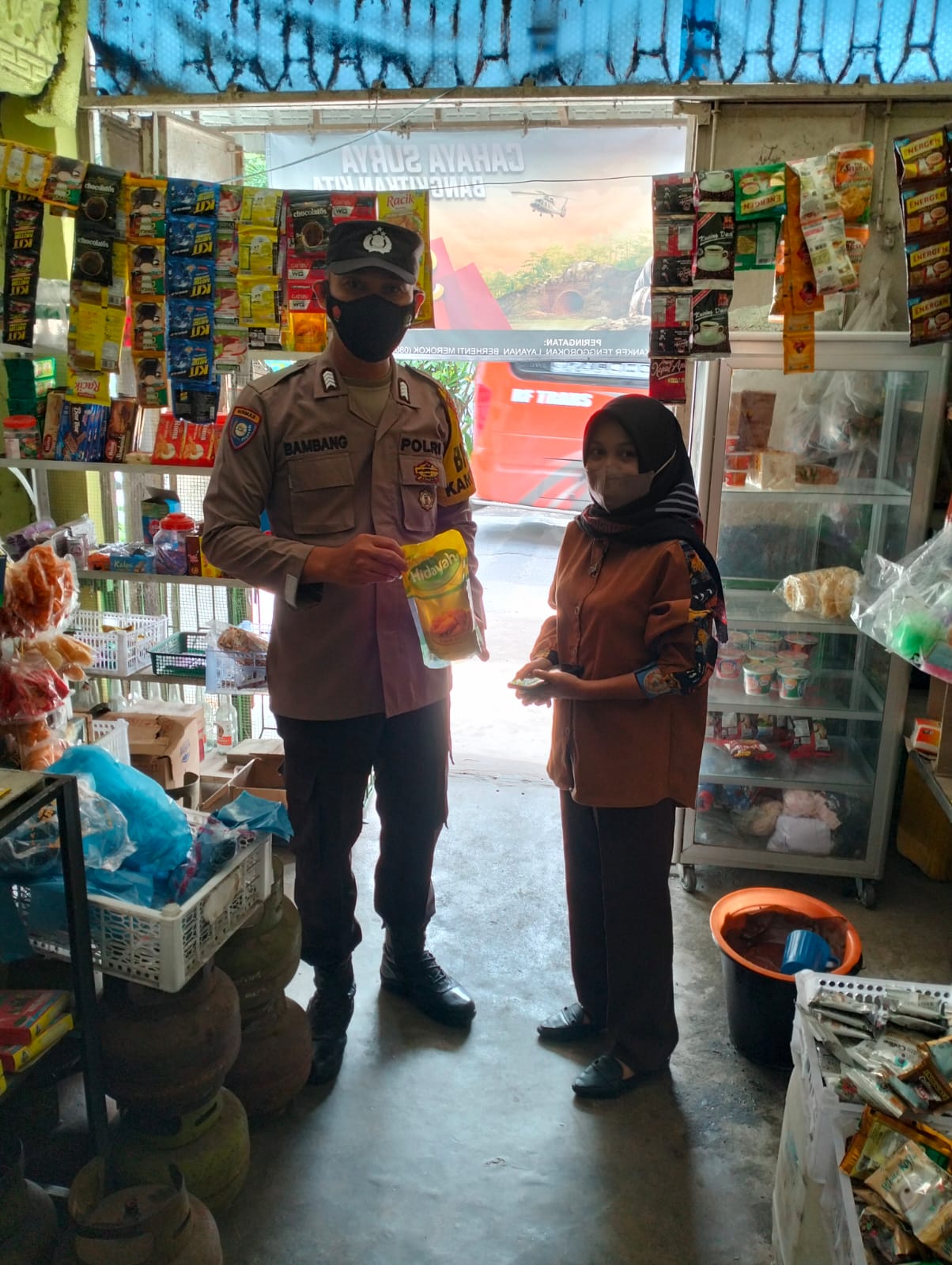 Polsek Kota Kisaran Cek Harga Minyak Goreng Di Desa Rawang