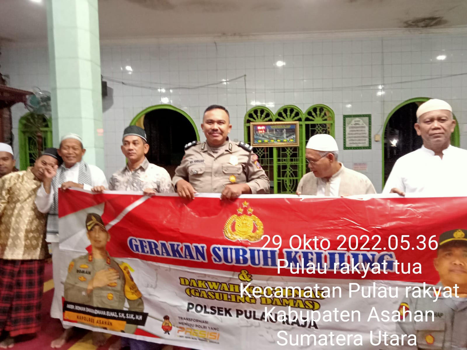 Berikenyamanan Pada Masyarakat, Polsek Pulau Raja Gerakan Subuh Keliling