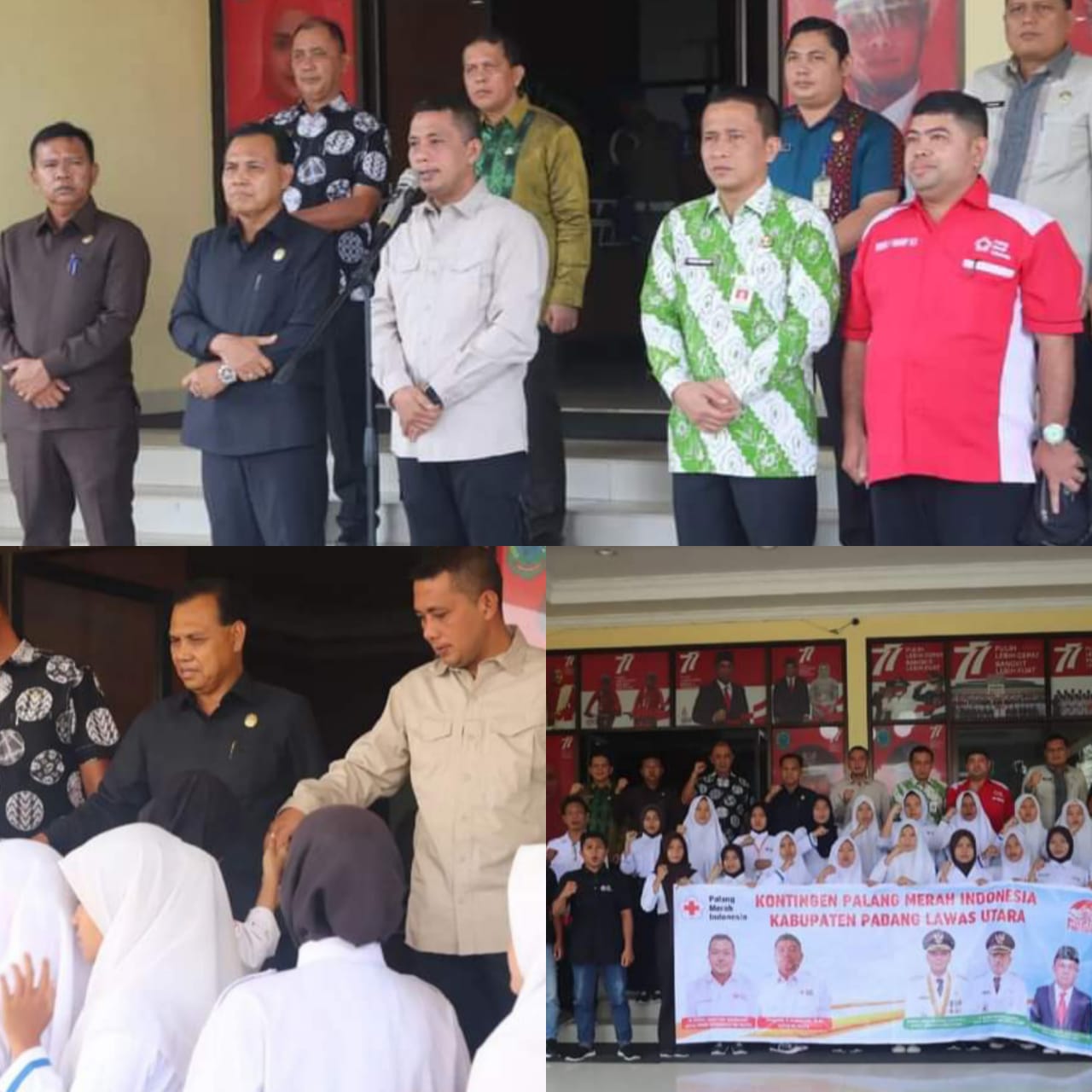 Bupati Andar Lepas Kontingen PMI Paluta, 