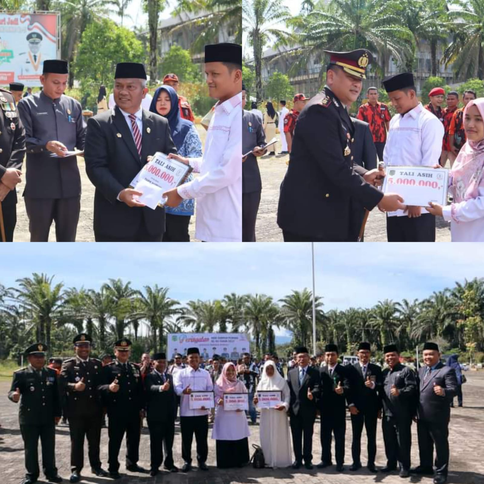 PLT. BUPATI PALAS BERIKAN TALI ASIH KEPADA PERAIH JUARA MTQN KE XXIX KALIMANTAN SELATAN