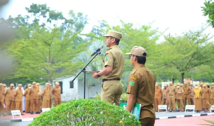Wabup Labura Ingatkan Kepala OPD Aktif Dalam Pengawasan Proyek Fisik