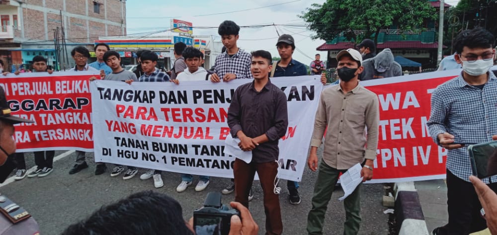 Mahasiswa Minta Polisi Tangkap Mafia Tanah di Siantar