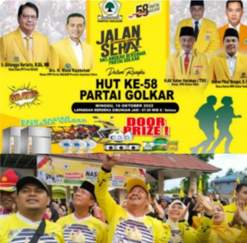 TSO Hadir Bersama Ribuan Kader Golkar Palas 