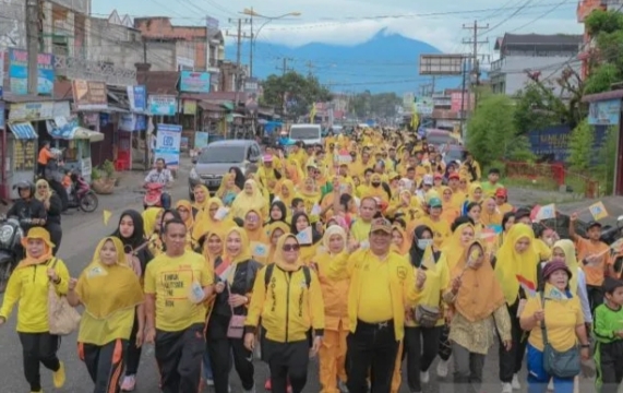 HUT Partai Golkar Kota Padang Sidempuan Meriah, Ini Kata Irsan Efendi Nasution