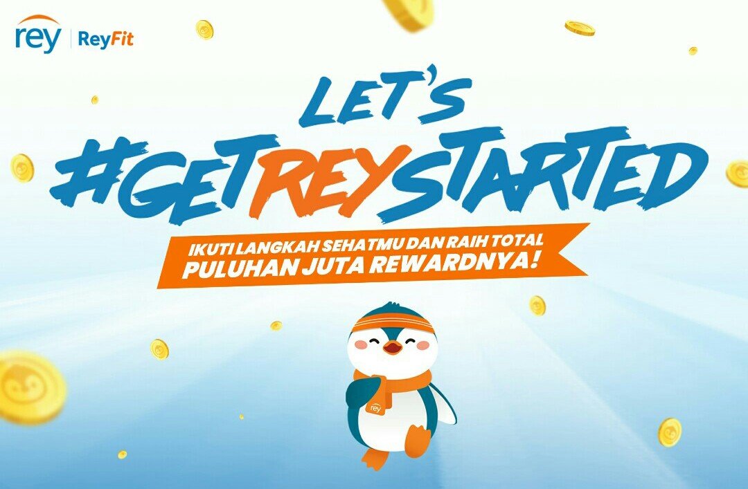 Jalan Kaki 10 Ribu LangkahÂ Demi Hidup Sehat, BugarÂ & Dapat HadiahÂ di Gerakan #GetREYStartedÂ 