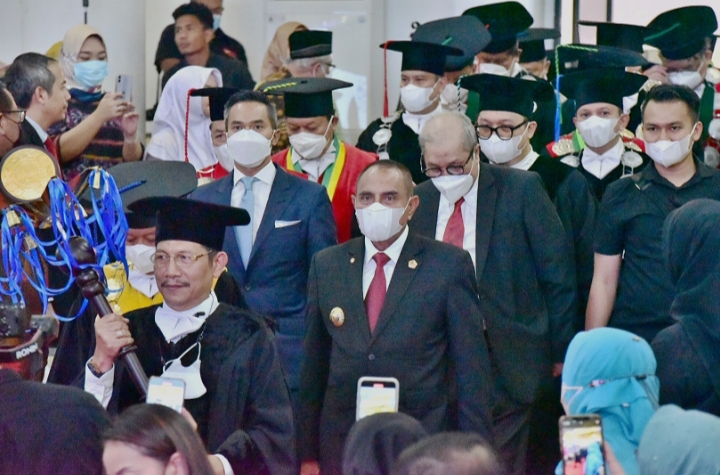 Dies Natalis ke-70, Edy Rahmayadi Dorong USU Terus Cetak SDM Unggul Secara Akademik, Akhlak dan Berkarakter