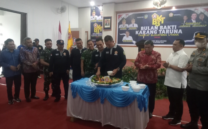 Karang Taruna Sumut Menggelar Bulan Bakti Karang Taruna (BBKT) ke 62 Tahun 2022, Ijek : Pemuda Harus Kreatif dan Inovatif