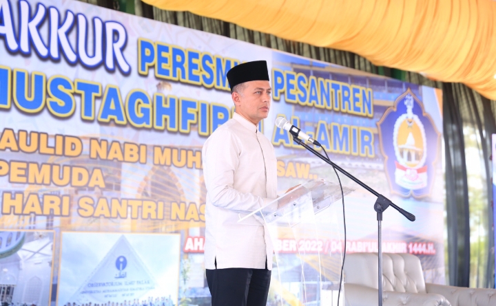 Ijeck Ingatkan Santri Ponpes Baitul Mustaghfirin Manfaatkan Waktu dengan Baik