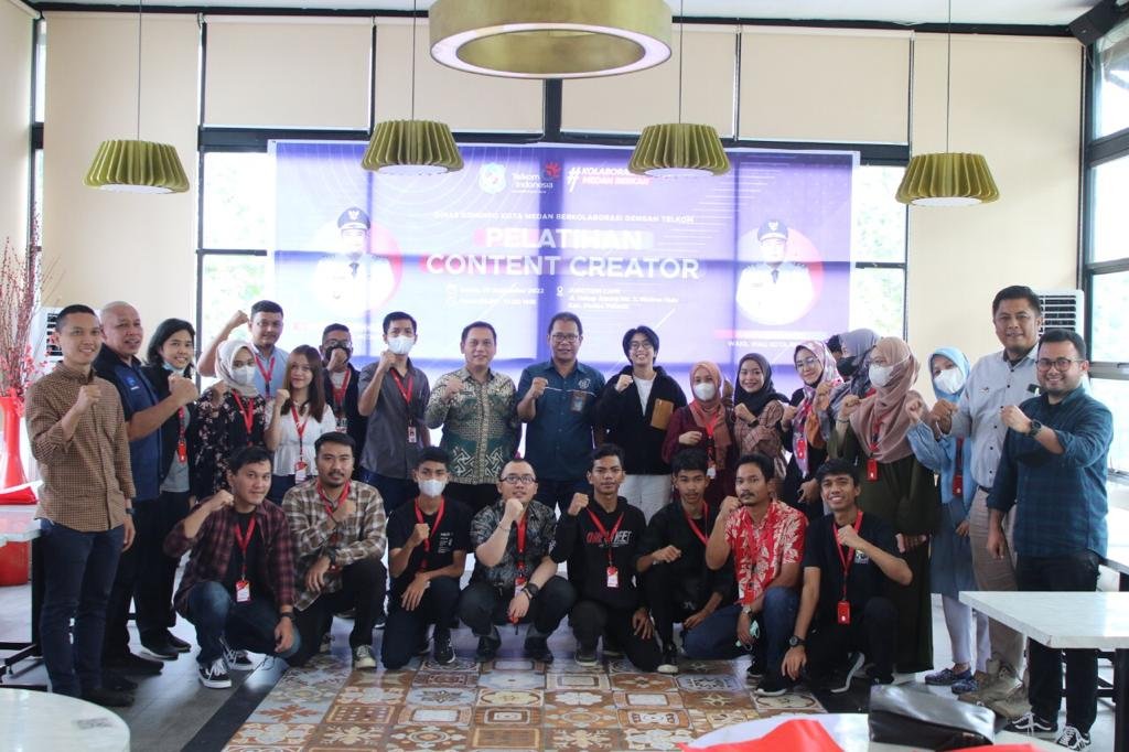 Datangkan Noe Row, Dinas Kominfo Medan Latih Remaja Medan Buat Konten Kreatif