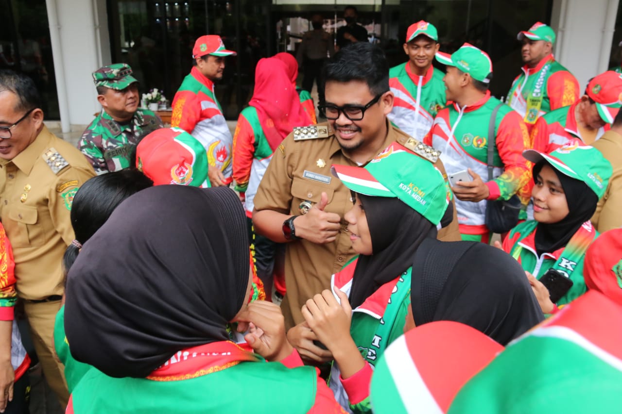 Wali Kota Medan Dukung Atlet Siap Tampil Maksimal Mengharumkan Nama Kota Medan Diajang Porprovsu