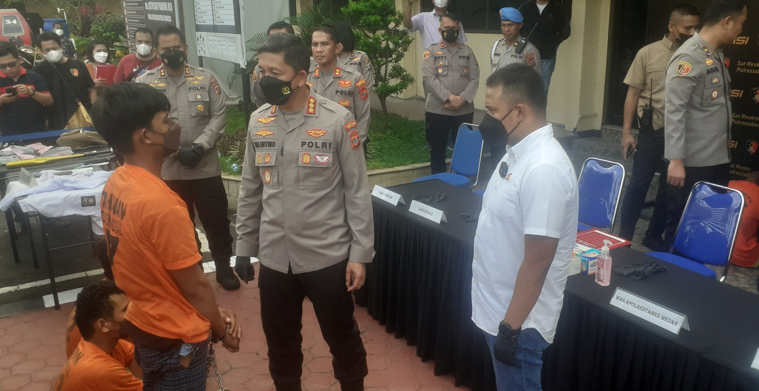5 Orang Tersangka Pelaku Tewaskan Pelajar di Medan Ditetapkan Tersangka, Kapolrestabes Medan : Pelaku Terancam Hukuman 12 Tahun Penjara