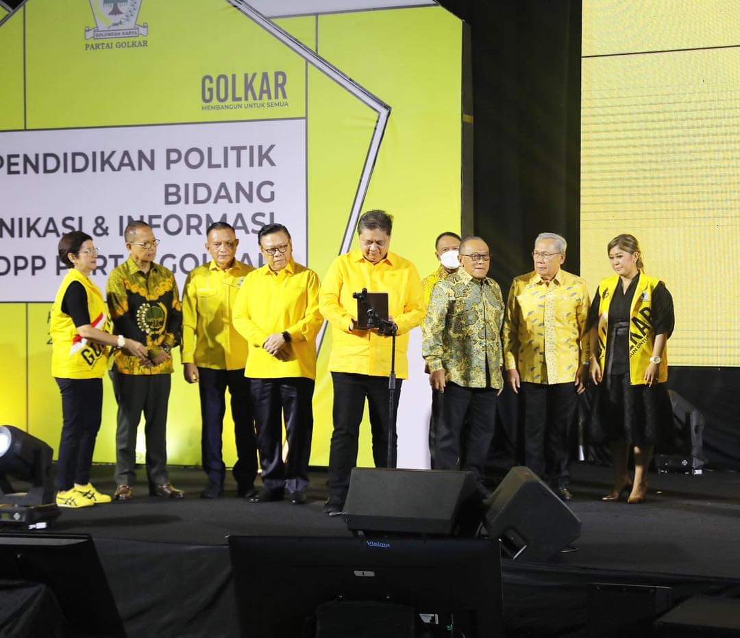 Partai Golkar Luncurkan Aplikask MPO Go, Ketum Airlangga Hartato : Memudahkan InformasiÂ 