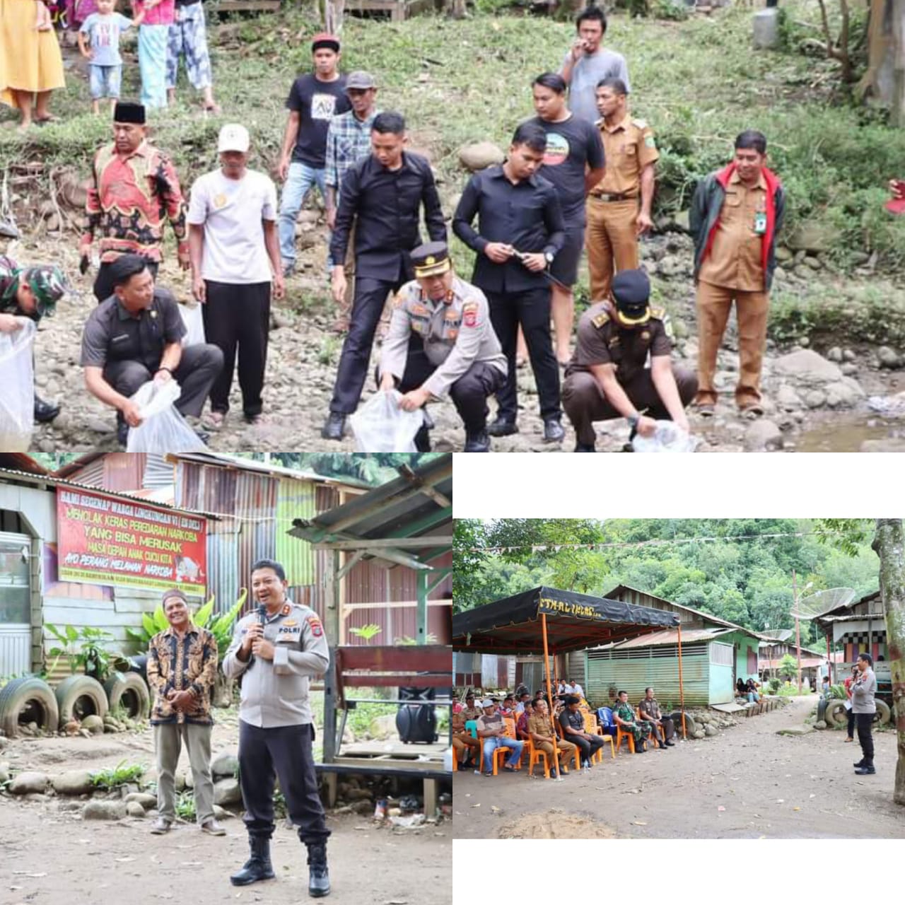 Dukung Ketapang, Ratusan Bibit Ikan Ditabur Kapolres Padangsidempuan ke Lubuk Larangan