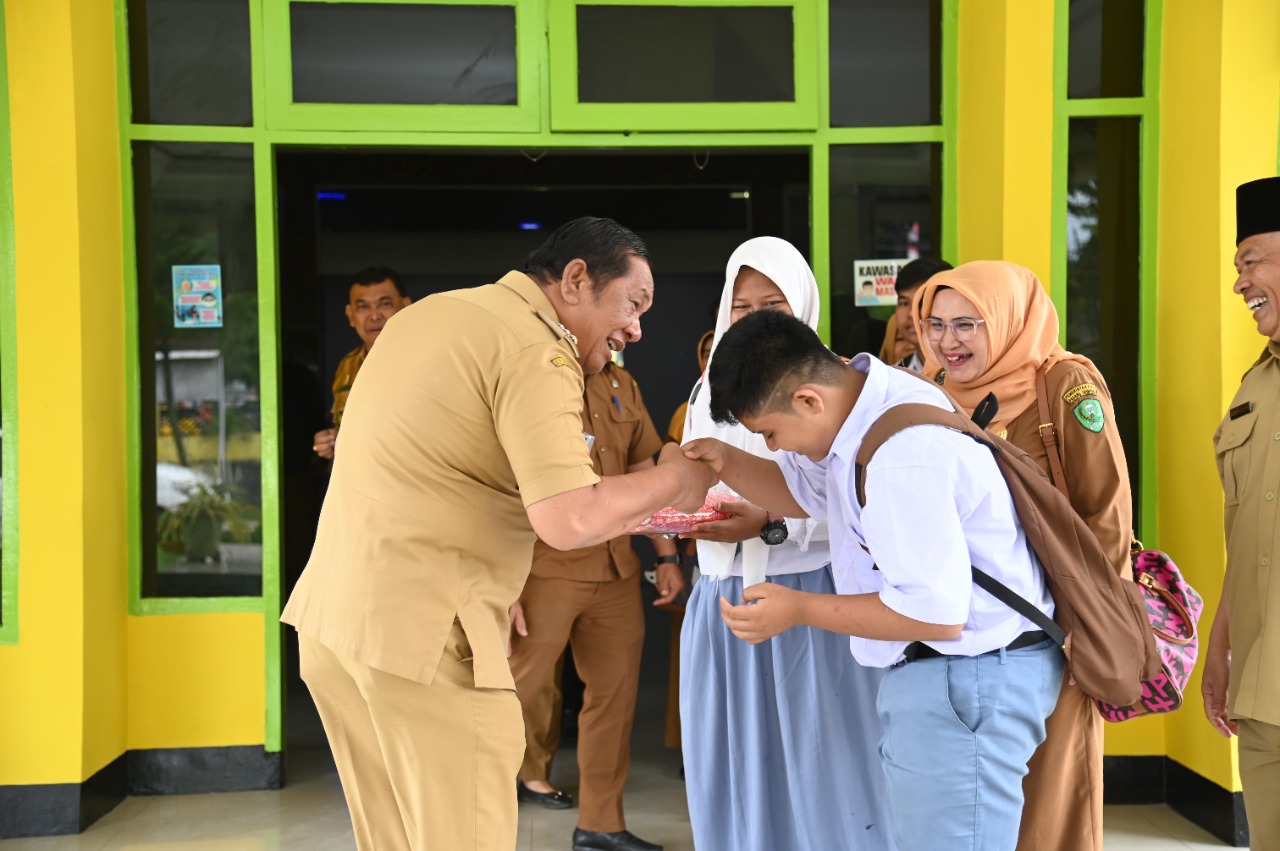 ABK SLB Negeri Kita Temui Walikota P Sidempuan Irsan Efendi Nasution