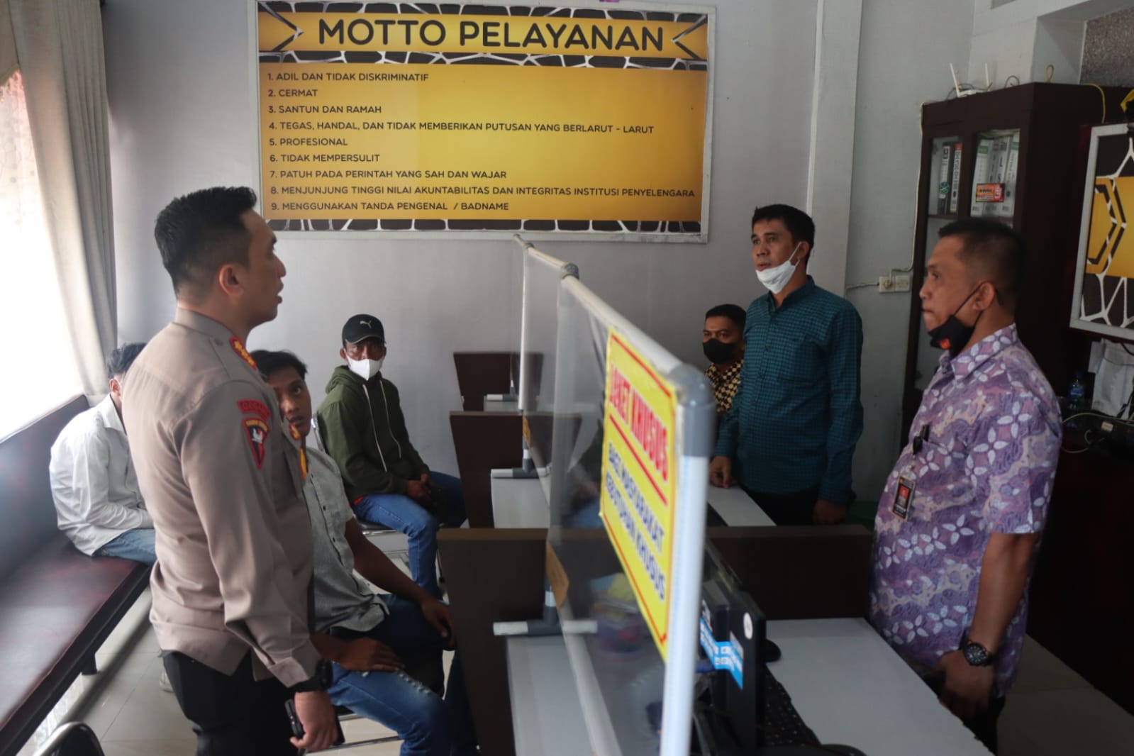 Kapolresta Deli Serdang Sidak Pelayanan SPKT Polresta Deli Serdang, Ini Kata Kombespol Irsan Sinuhaji