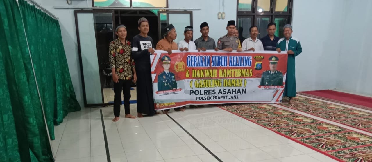 Ciptakan Situasi Kamtibmas, Polsek Prapat Janji Gerakan Subuh Keliling