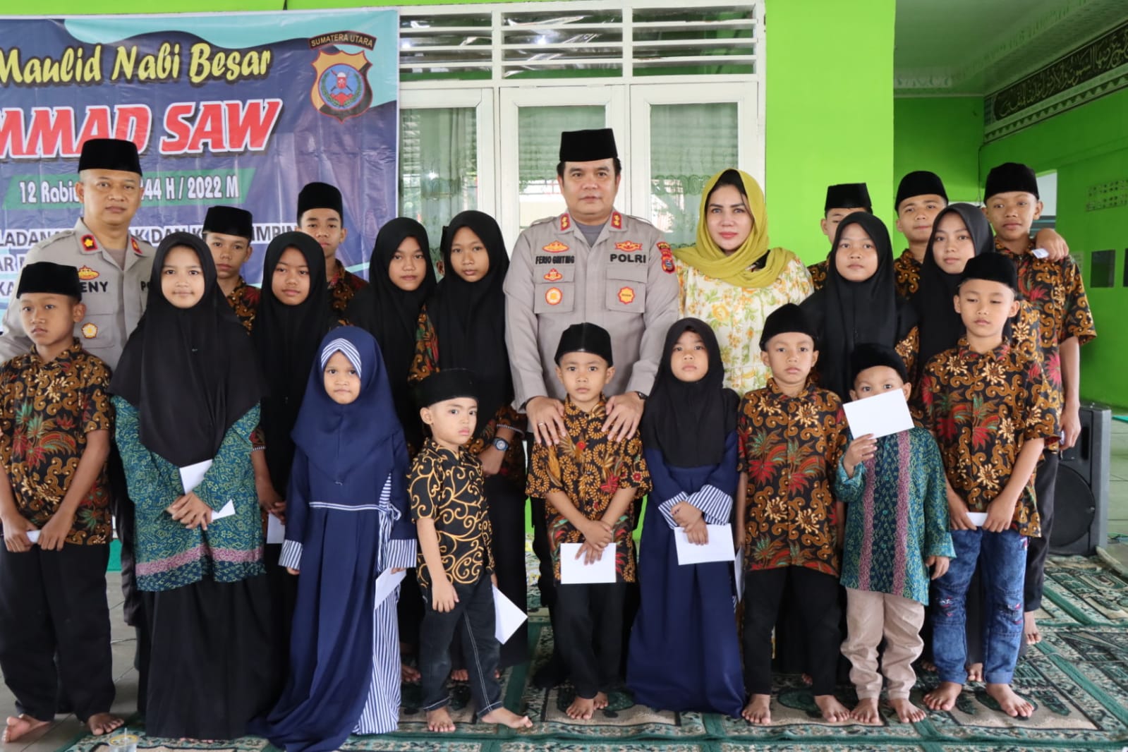 Keluarga Besar Polres Binjai Gelar Maulid Nabi Besar Muhammad SAW 12 Robiul Awal 1444 H