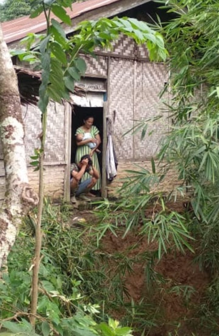 Rumah Awaludin Sirait Di Desa Silau Jawa BP Mandoge Tinggal Menunggu Waktu Terjun Bebas