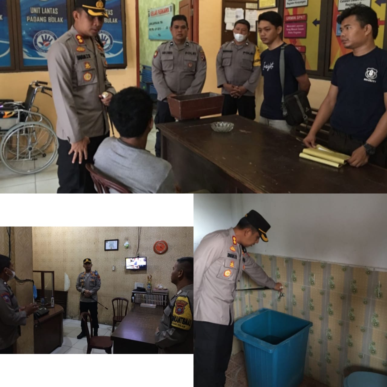 Kapolres Tapsel Sidak Polsek Padang Bolak, Ini Pesannya