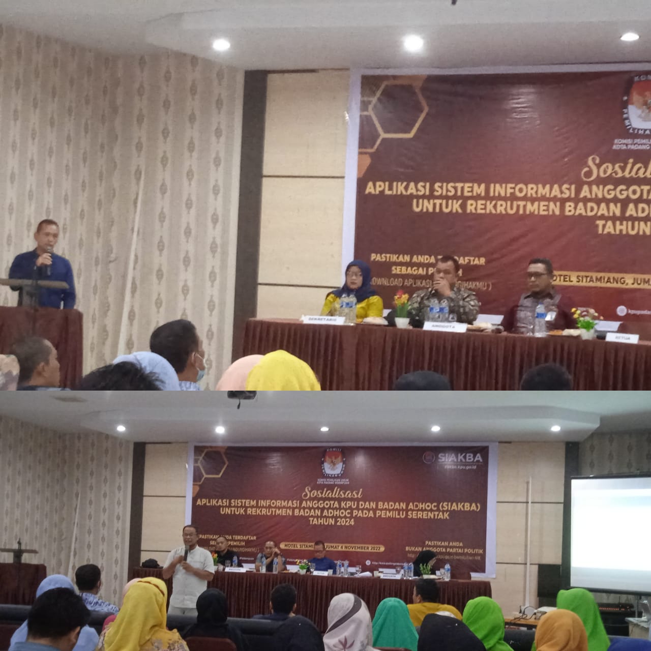 Sosialisasi Aplikasi SIAKBA Dalam Rekruitmen Badan Adhoc Pemilu Serentak Tahun 2024,Ini penjelasannya..