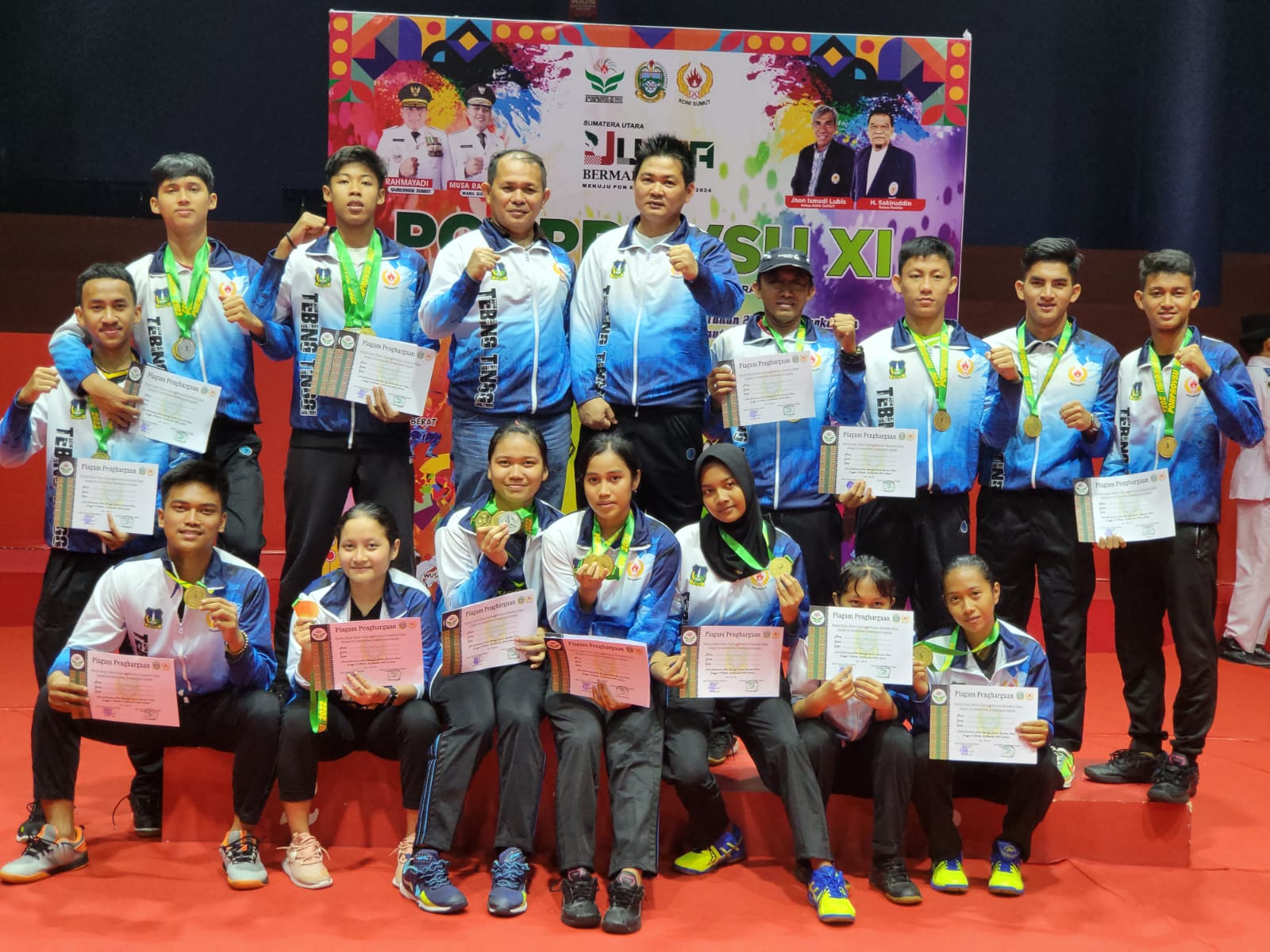 Kontingen T. Tinggi Peringkat 5 Porprovsu 2022 * Raih Juara Umum Cabor Bulu Tangkis