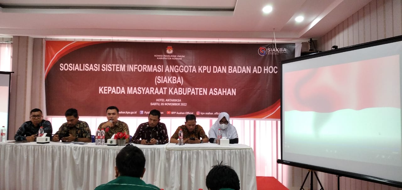 KPU Asahan Sosialisasikan SIAKBA Daftar Online Anggota Baru
