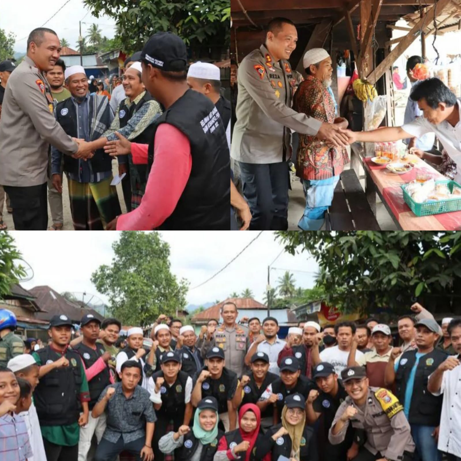 TERJUN KELAPANGAN,KAPOLRES MADINA DAN PJU, SILATURRAHMI KAMTIBMAS DALAM RANGKA SABTU MENGADU