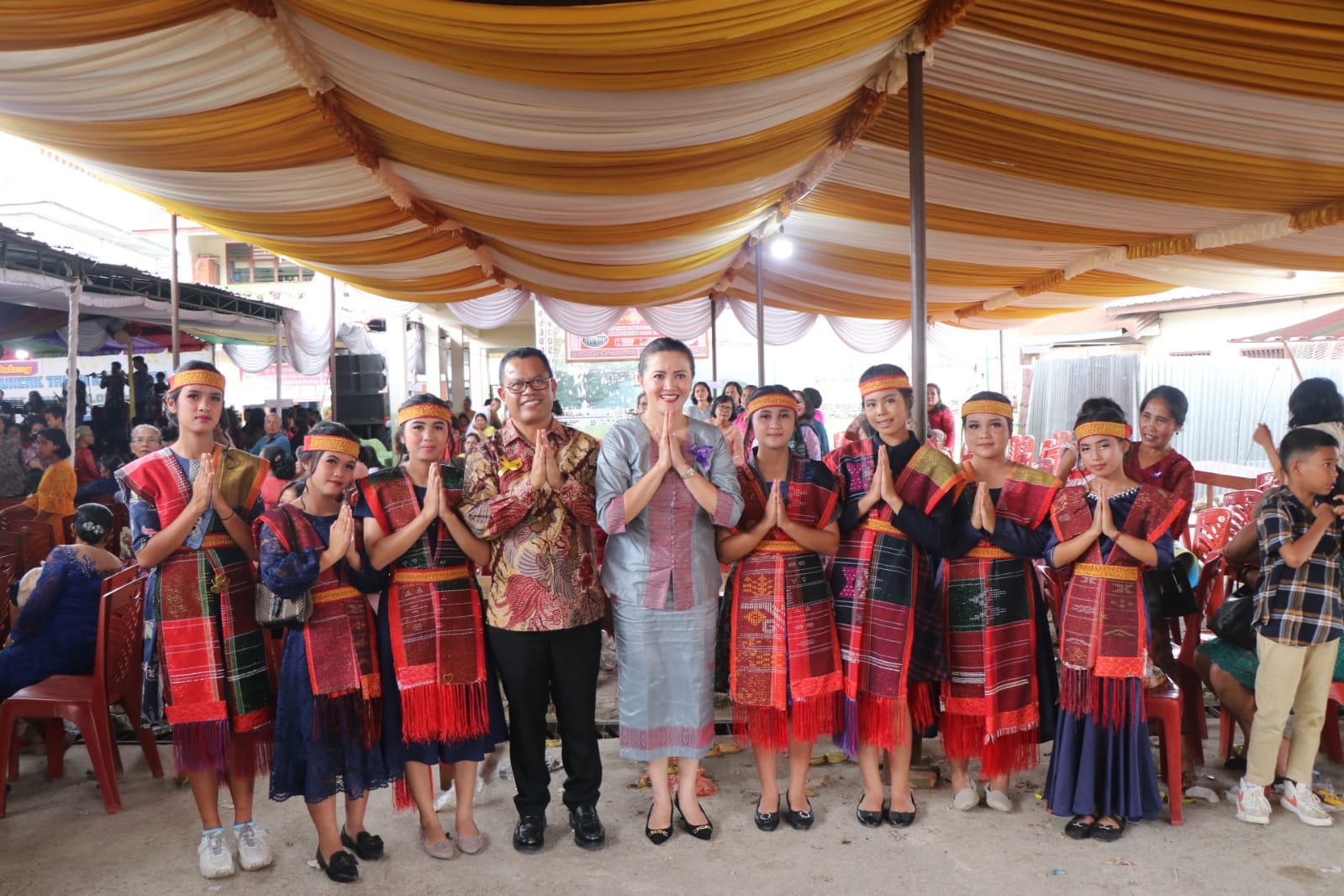 Pemkab Toba Sosialisasikan F1H2O Pada Pesta Puncak Tahun Kesehatian dan Ulang Tahun Ke-21 HKBP Resor Tampubolon