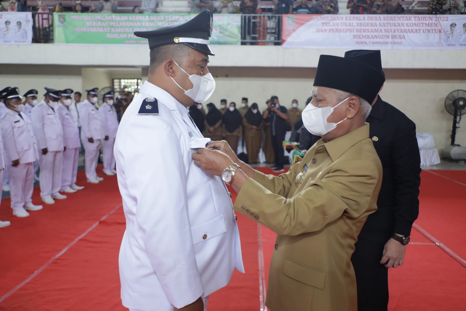 Bupati Asahan Lantik Kades Terpilih Hasil Pilkades Serentak Bergelombang Tahun 2022