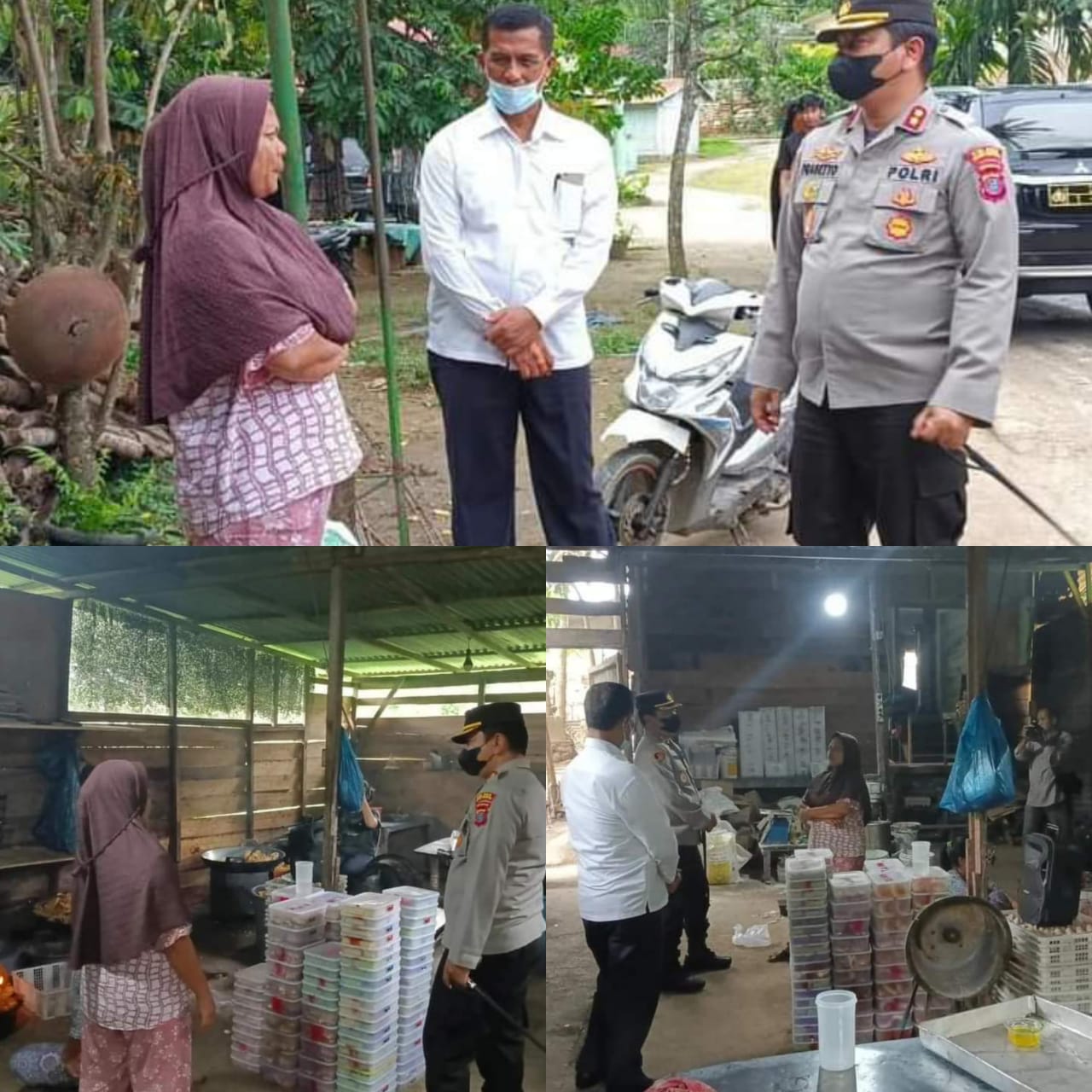 Kapolres Padangsidimpuan Sambangi Pelaku UMKM