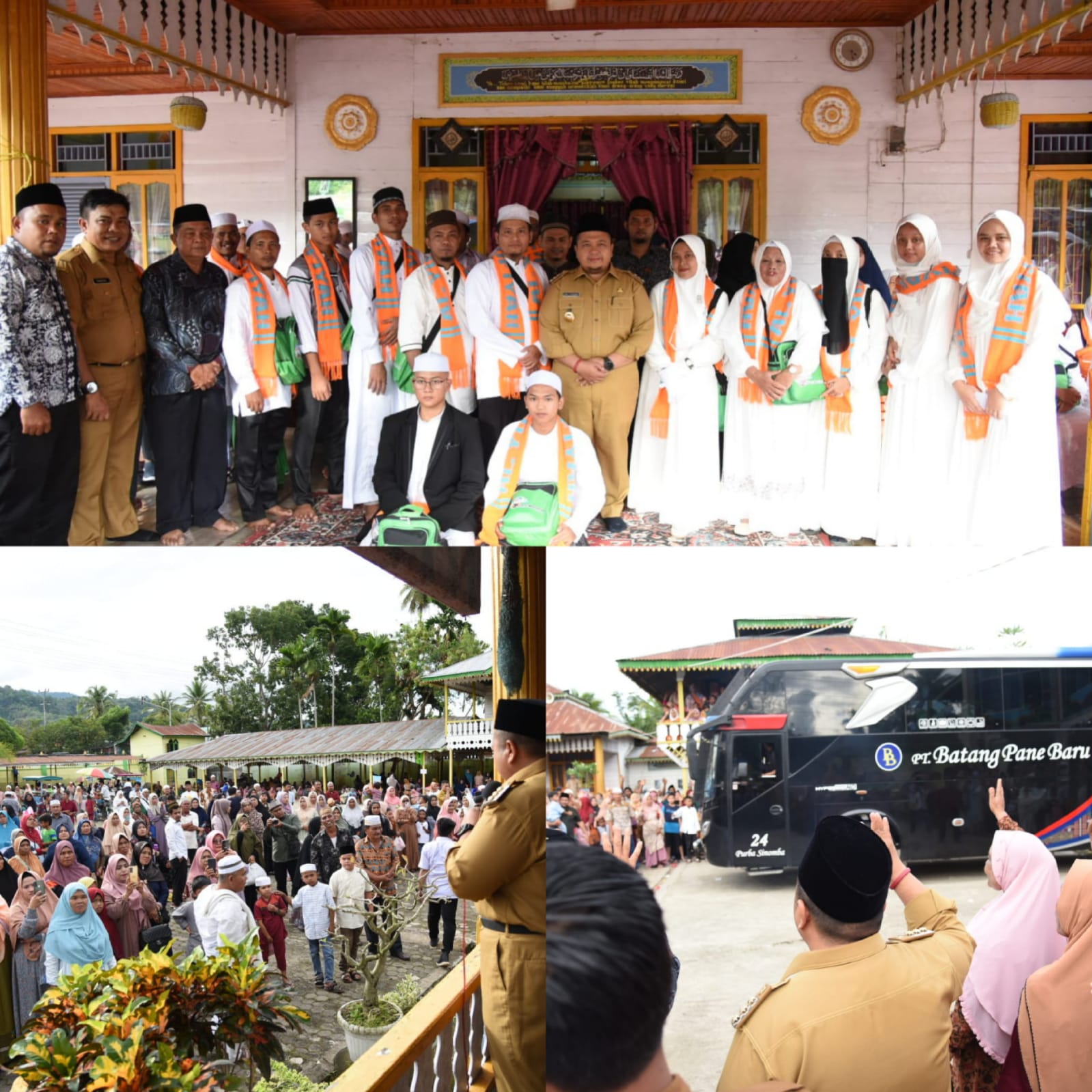 Bupati Dolly Berangkatkan 120 Jamaah Umrah dan 13 Diantaranya Pemenang MTQ Tapsel