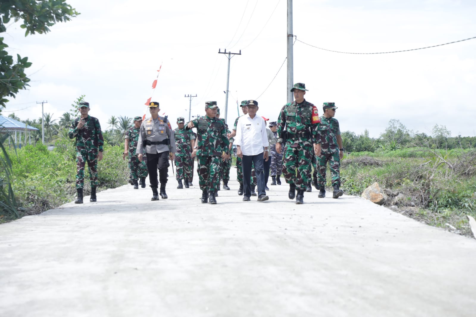Kapolres Asahan Hadir Penutupan TMMD ke-115 Tahun 2022 di Kabupaten Asahan