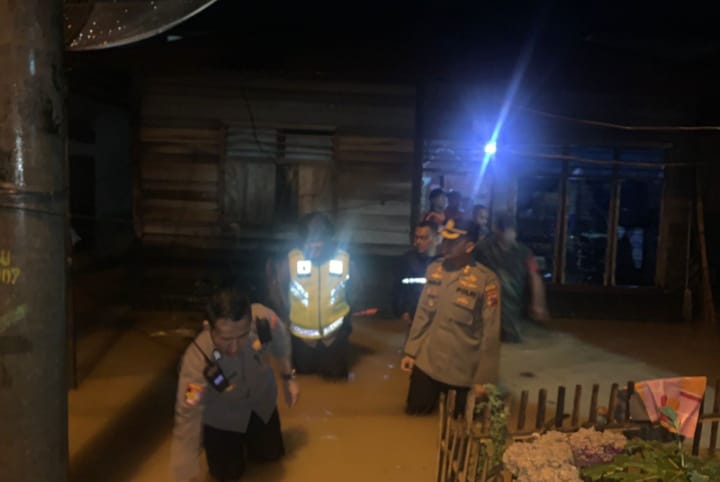 Curah Hujan Tinggi, Tiga Desa Terendam Banjir, Ini Penjelasan Kapolres Tapsel
