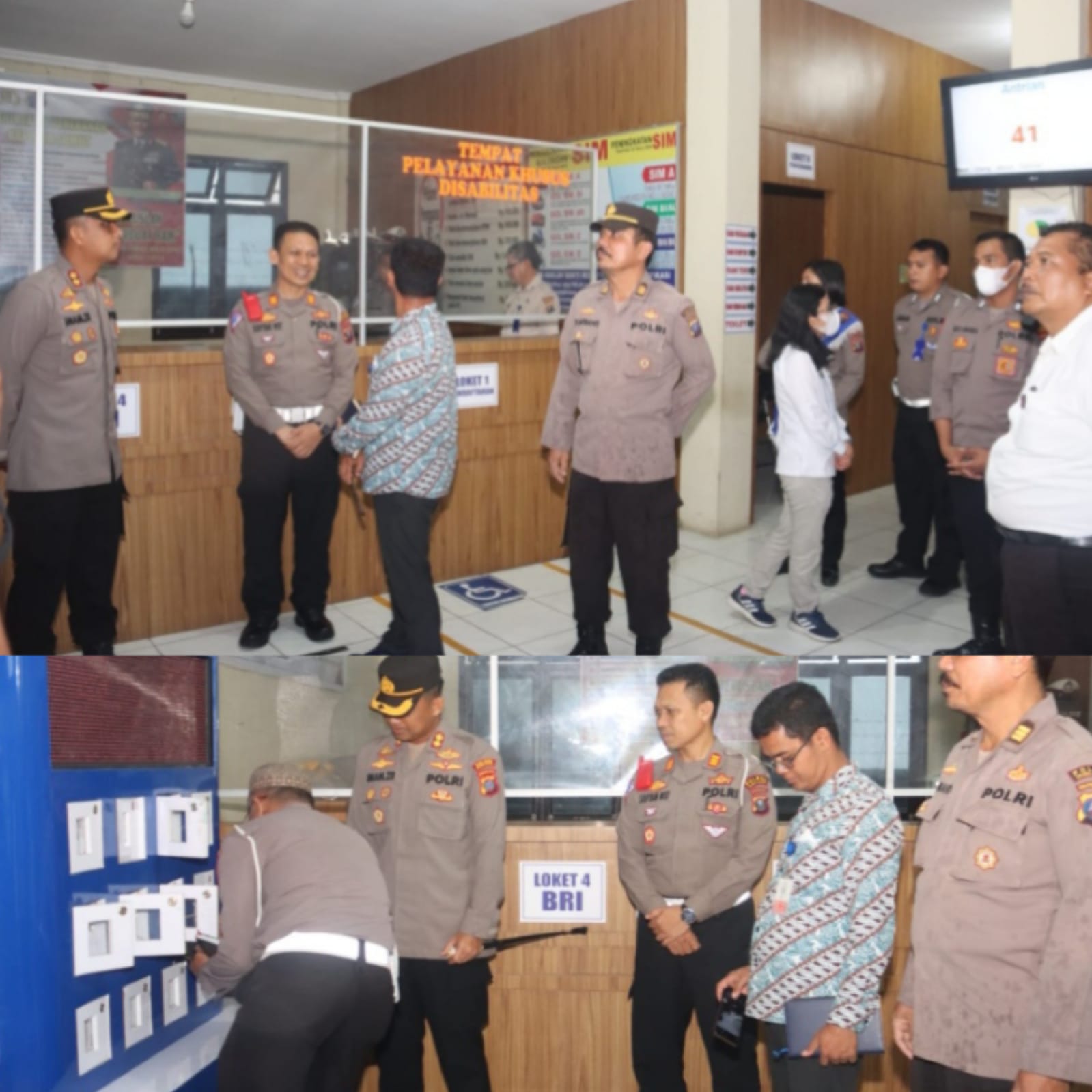 Kapolres Tapsel Dampingi Ombudsman RI Sidak ke Mako Polres Tapsel