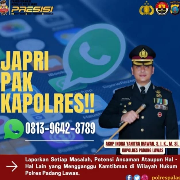 Kapolres Palas Luncurkan  â€œJAPRI PAK KAPOLRES