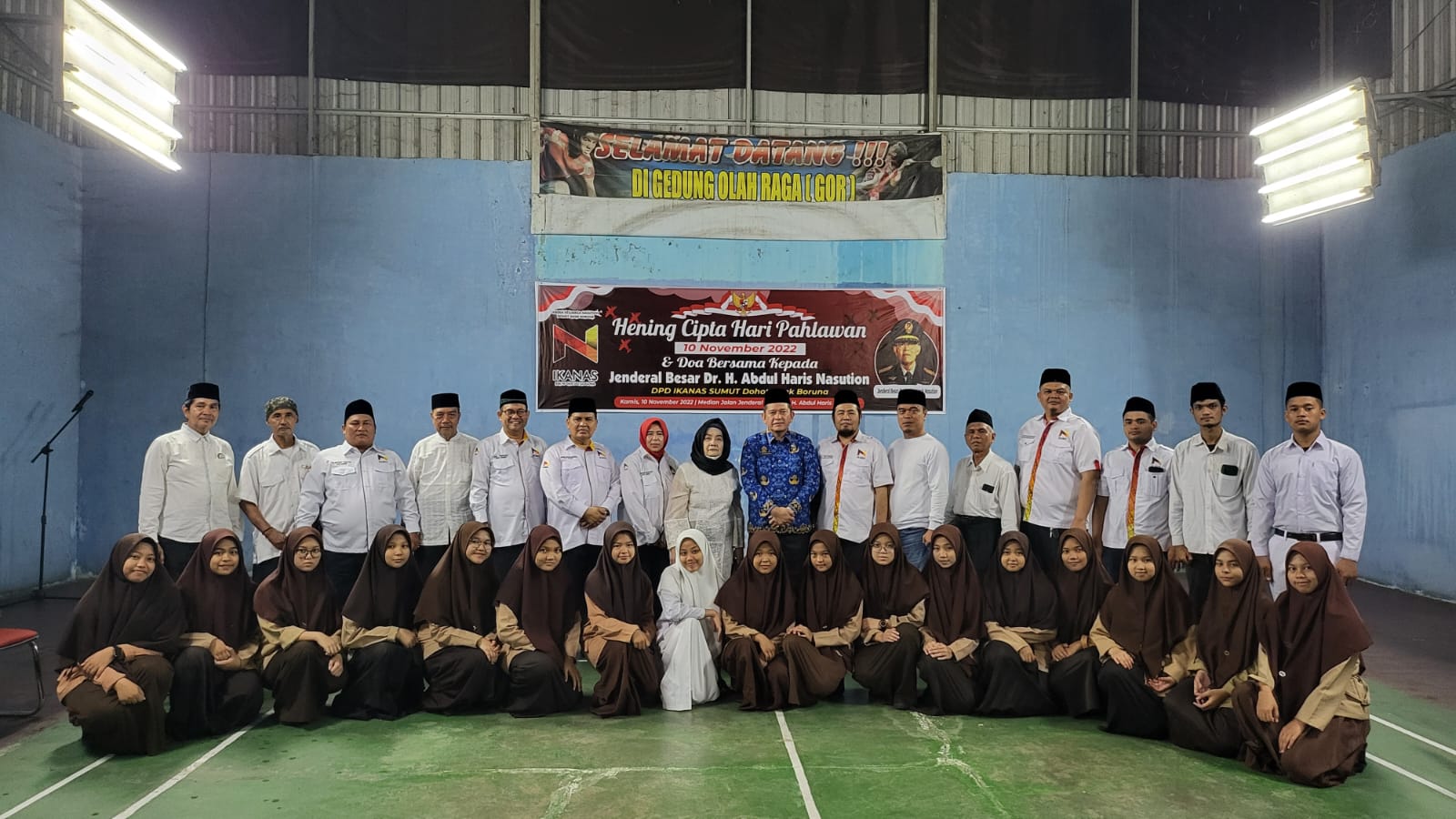 DPD Ikanas Sumut dan Walikota Medan  Upacara Heningcipta Hari Pahlawan