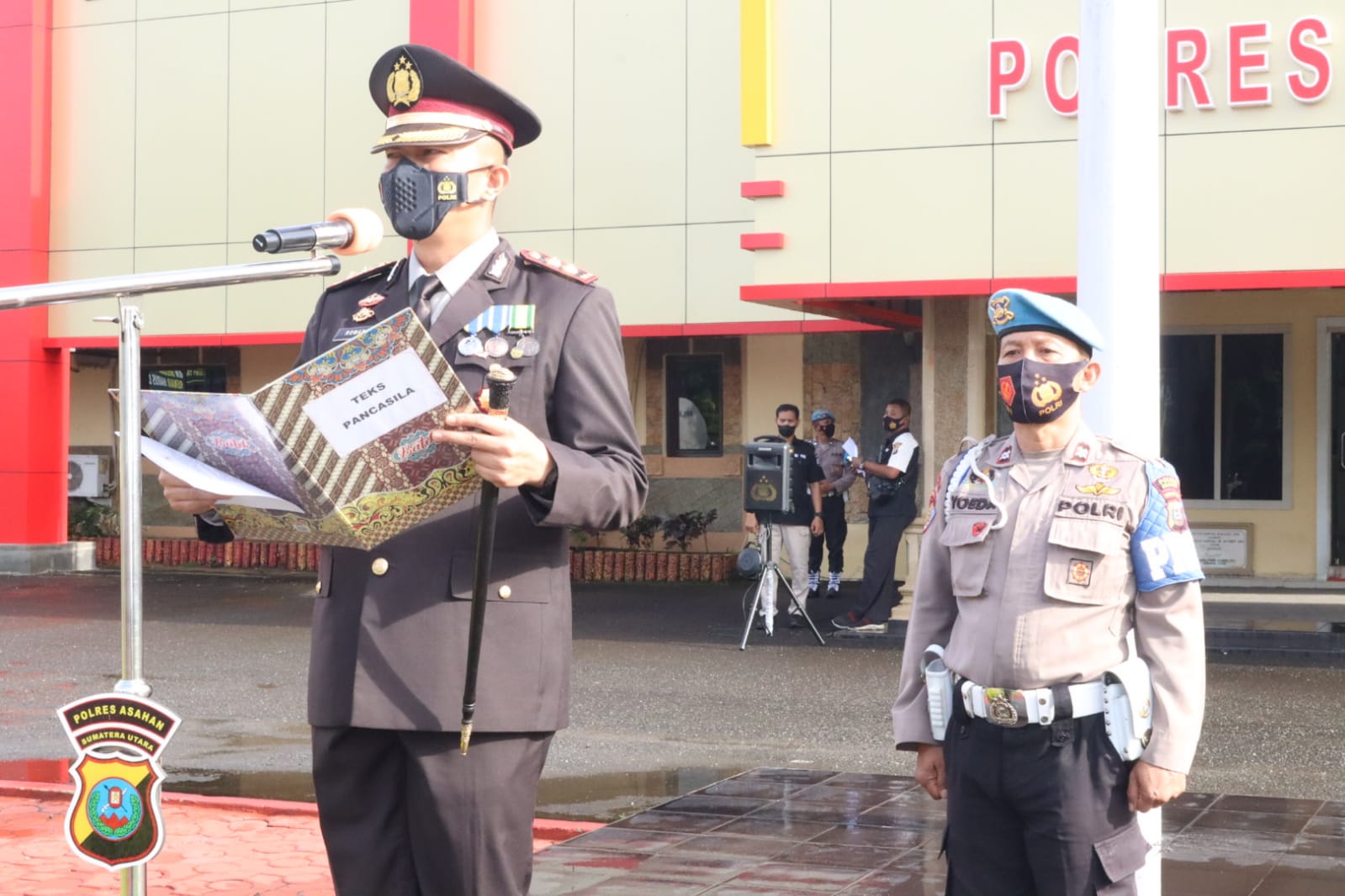 Kapolres Asahan Pimpin Upacara Hari Pahlawan ke-77 Tahun 2022
