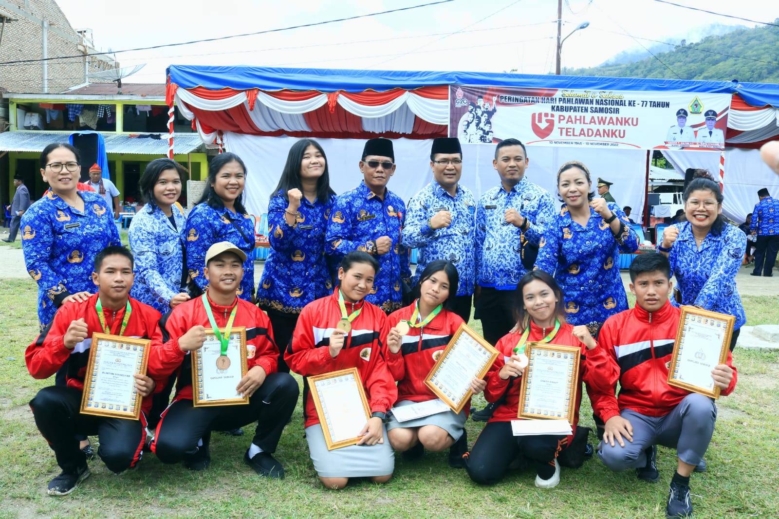 Pemkab Samosir Peringati Hari Pahlawan Ke-77 Tahun 2022.