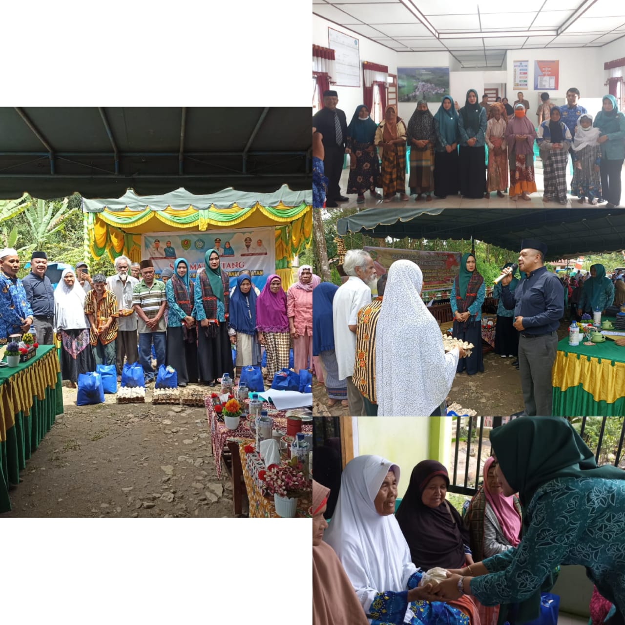 Ketua TP PKK Tapsel Salurkan Bantuan Sosial ke Warga Sipirok dan Marancar