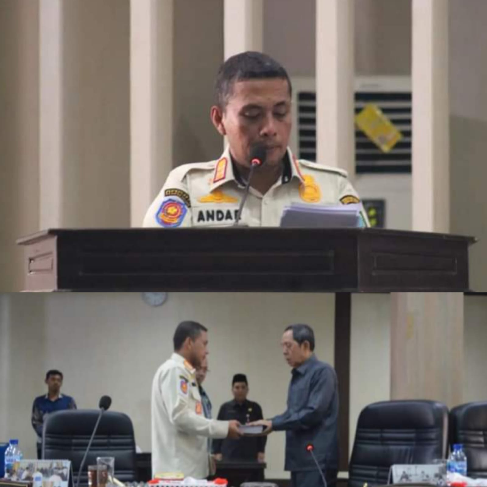 Bupati Paluta Hadiri Rapat Paripurna DPRD 