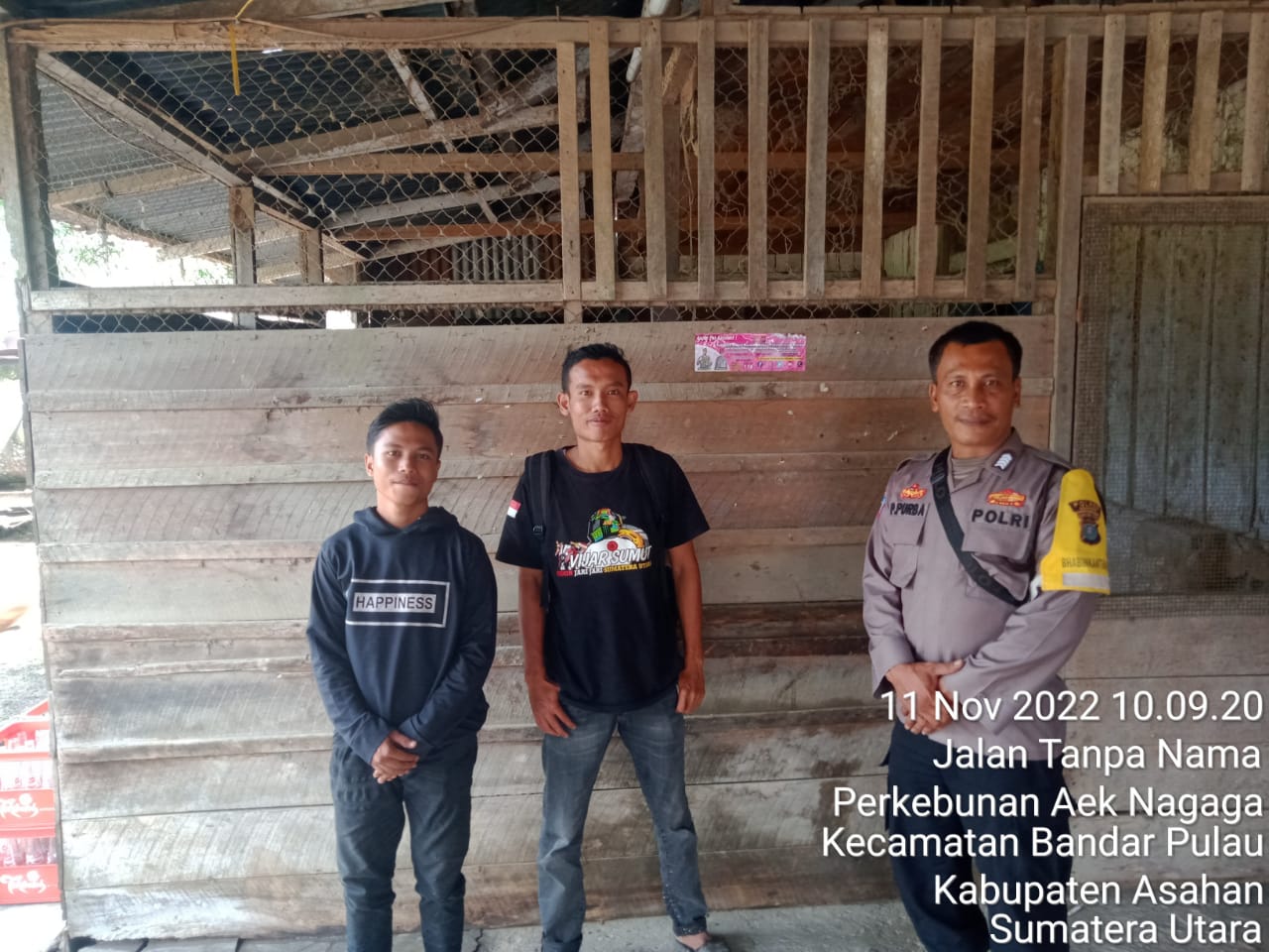 Polsek Bandar Pulau Tempel Stiker, Respon Cepat Layanan Pengaduan Masyarakat