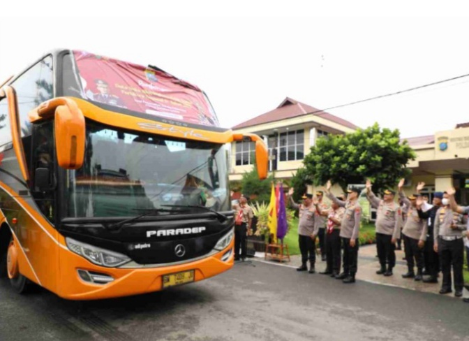 Kapoldasu Lepas Keberangkatan Rombongan Duta Saka Bhayangkara, Kegiatan Pertikara Tngkat Nasional 2022