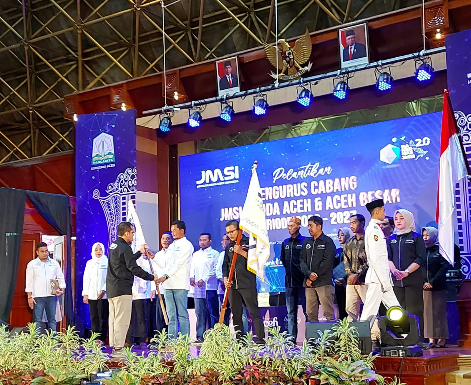 Ketua JMSI Aceh Hendro Saky Lantik Pengurus JMSI Aceh Besar Periode 2022-2027